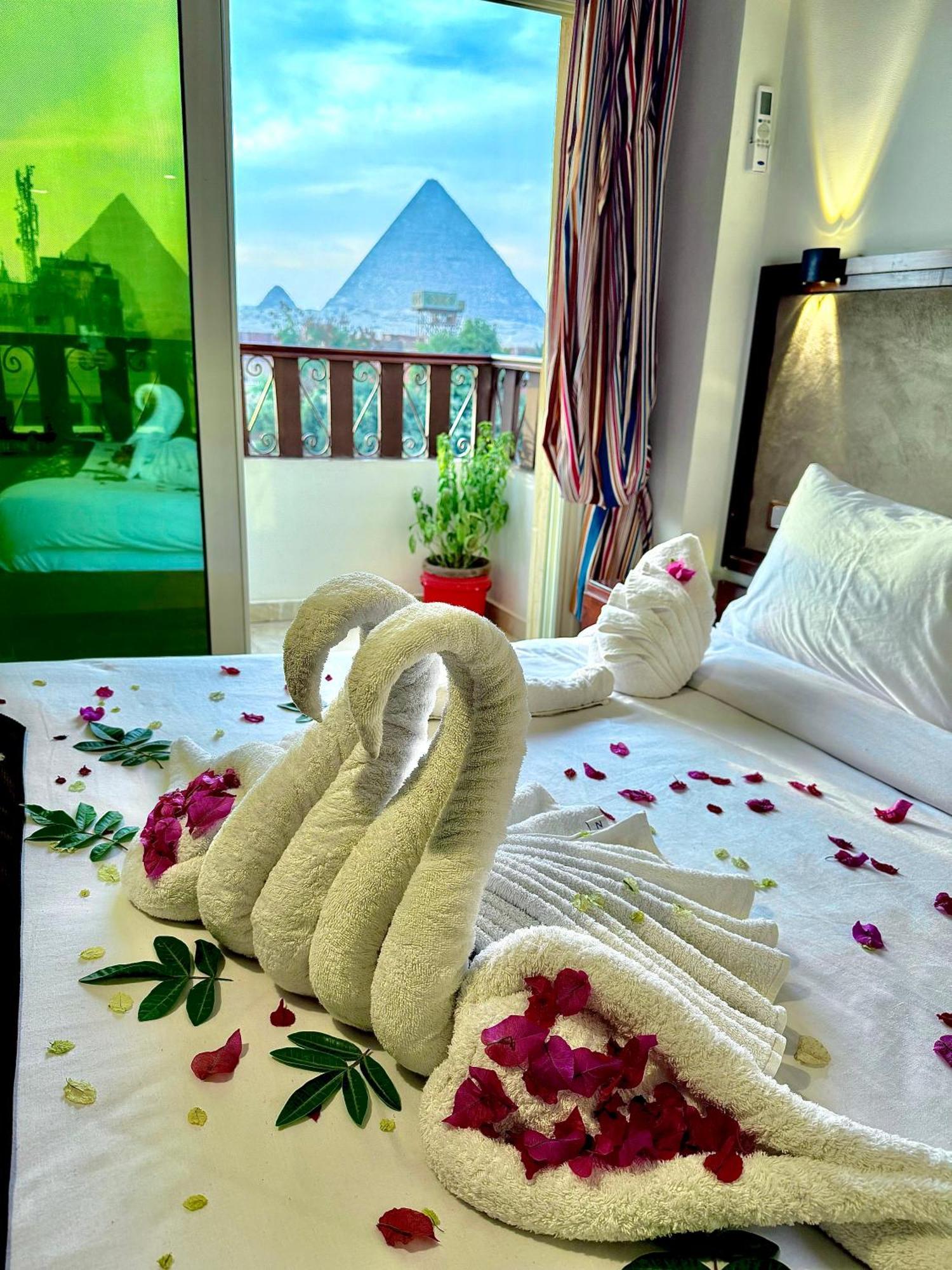 Flower Pyramids Inn Kafret el-Gabal Dış mekan fotoğraf