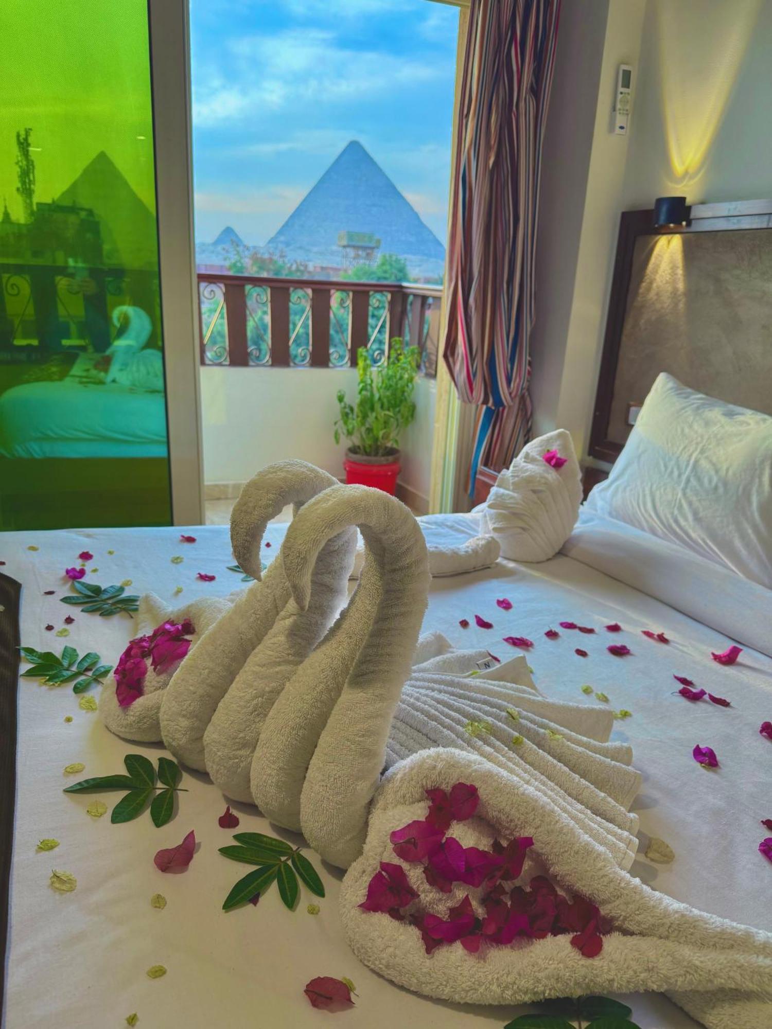 Flower Pyramids Inn Kafret el-Gabal Dış mekan fotoğraf