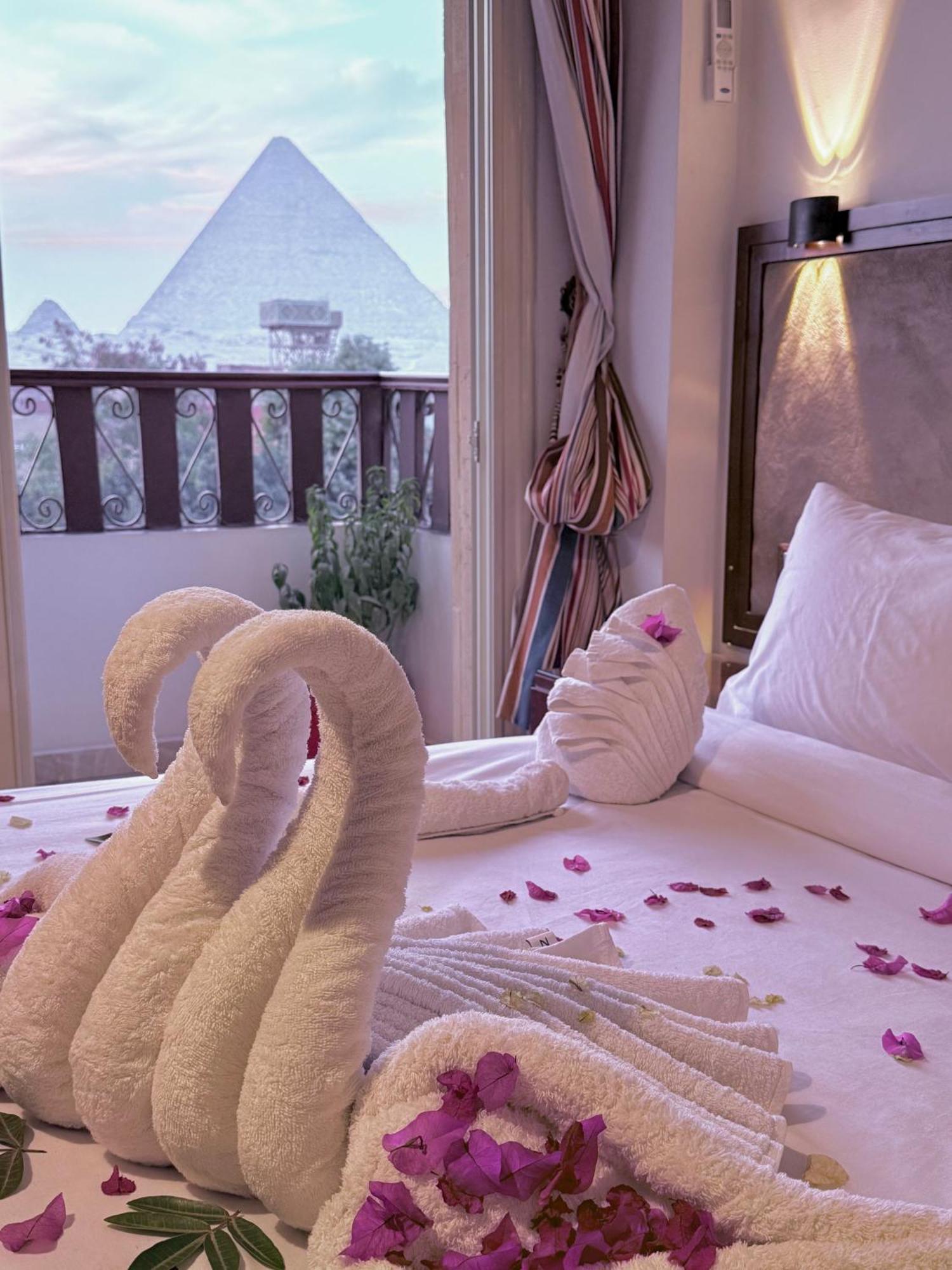 Flower Pyramids Inn Kafret el-Gabal Dış mekan fotoğraf