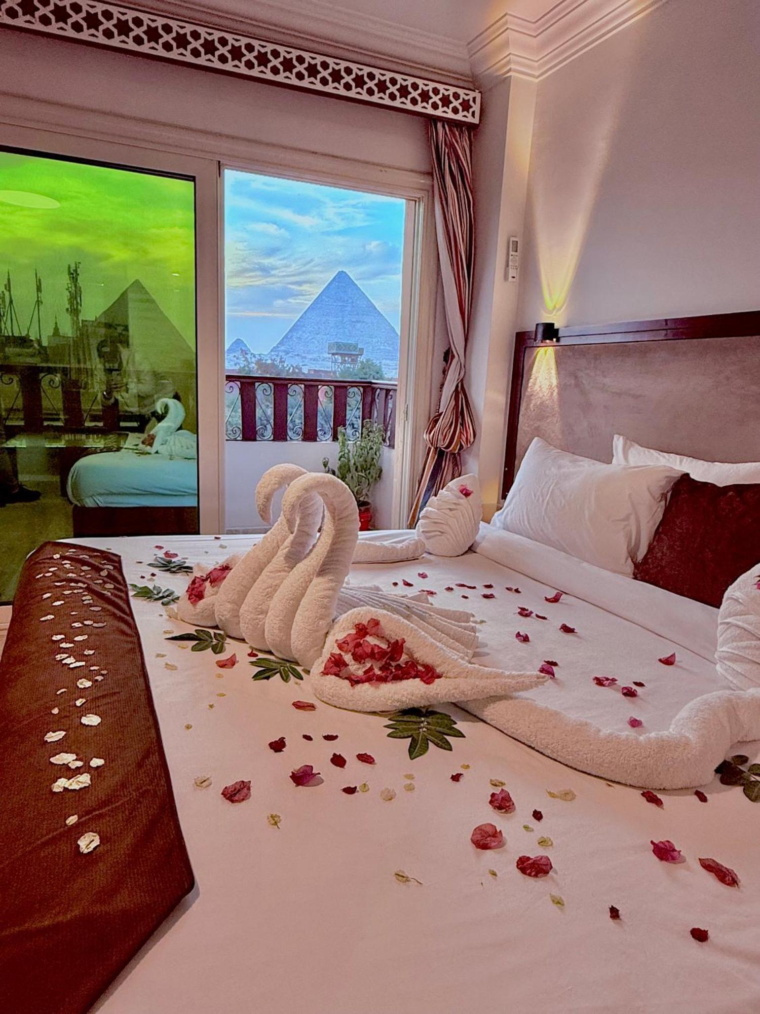 Flower Pyramids Inn Kafret el-Gabal Dış mekan fotoğraf