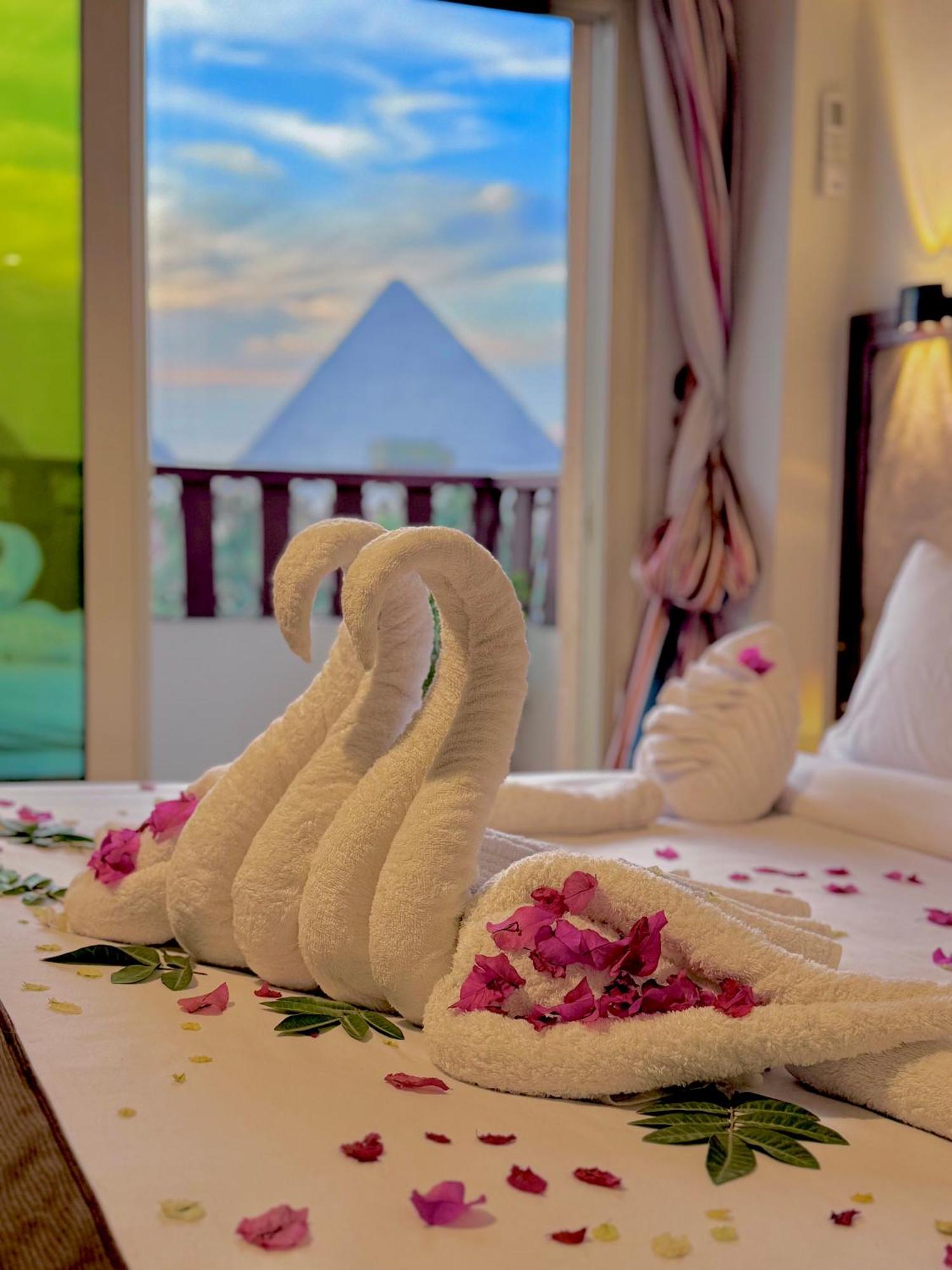 Flower Pyramids Inn Kafret el-Gabal Dış mekan fotoğraf